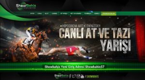 Showbahis Yeni Giriş Adresi Showbahis